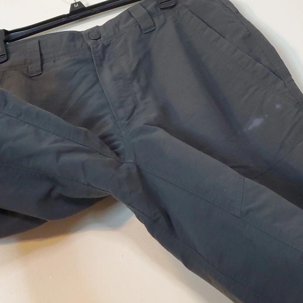 The North Face 11' Nylon Hiking Shorts Size 32 Grey Pockets Gorpcore Streetwear